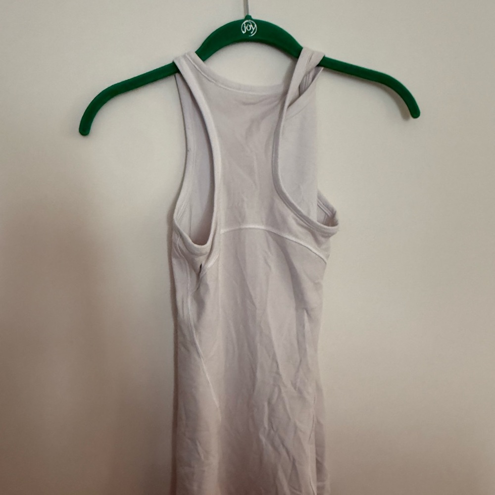 White Lululemon Racerback Tank Top - Picture 3 of 4